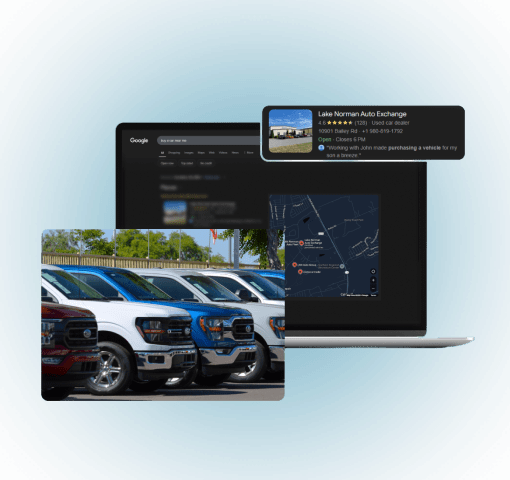 advertisement for dealership