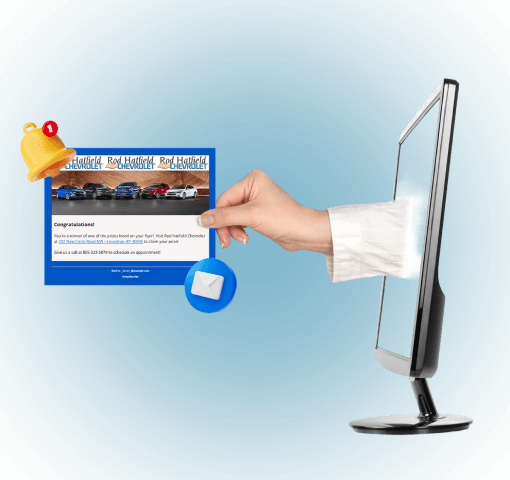 advertisement for dealership
